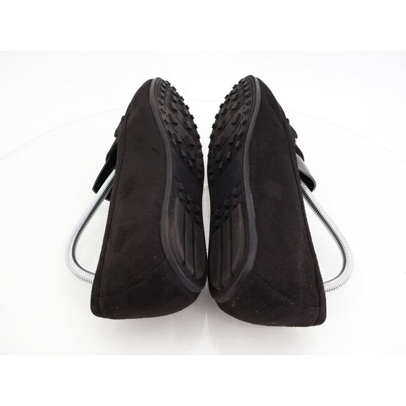 Aerosoles Day Drive Loafers Womens 11M Black Vegan Suede Slip On Shoes Comfy - Picture 7 of 11